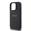 Guess Grained Ring MagSafe - Case iPhone 16 Pro (black)