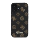 Guess Peony Script MagSafe - Case iPhone 16 (black)