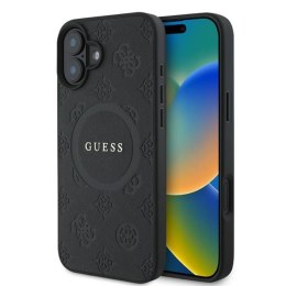 Guess Saffiano Peony Classic Logo MagSafe - Case iPhone 16 Plus (black)