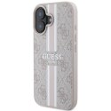 Guess 4G Printed Stripes MagSafe - Case iPhone 16 (pink)