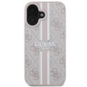 Guess 4G Printed Stripes MagSafe - Case iPhone 16 (pink)