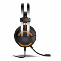 Gaming Headset with Microphone Krom Kode Black/Orange Black