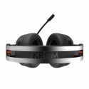 Gaming Headset with Microphone Krom Kode Black/Orange Black