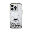 Karl Lagerfeld Liquid Glitter Choupette - Case for iPhone 14 Pro Max (Transparent)