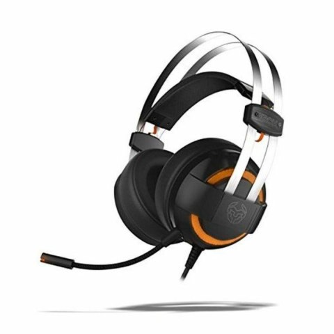 Gaming Headset with Microphone Krom NXKROMKDE Black/Orange