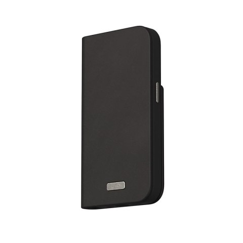 Moshi Overture MagSafe - Leather 3-in-1 case with flip cover for iPhone 15 Pro (Midnight Black)