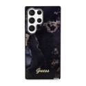 Guess Golden Marble Collection - Case for Samsung Galaxy S23 Ultra (Black)