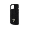 Guess Rhinestone Triangle - Case for iPhone 14 Case (Black)