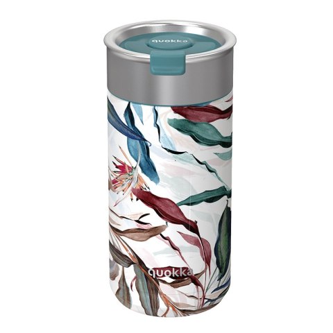 Quokka Boost Coffee Tumbler - Stainless steel thermal mug with brewer 400 ml (Bouquet)