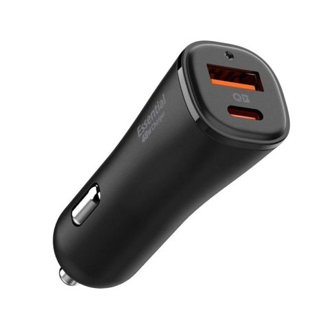 Spigen ArcStation Essential EV482 - Car Charger USB-C & USB-A PD + QC3.0 48W (Black)