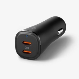 Spigen ArcStation Essential EV502 - Car Charger 2x USB-C PD + QC3.0 50W (Black)