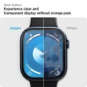 Spigen Elite Shield EZ Fit 2-Pack - Hybrid Glass Protector for Apple Watch 10 42 mm (Clear)