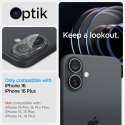 Spigen Optik GLAS.TR Camera Protector 2-Pack - Lens Protector for iPhone 16 / 16 Plus (2 pcs) (Clear)