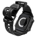 Spigen Rugged Armor Pro - Band with Case for Apple Watch 10 42 mm (Matte Black)