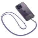 Spigen Universal Strap Set Crossbody & Wrist - Phone Strap for Shoulder & Wrist (Deep Purple)