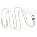 Spigen Universal Strap Set Crossbody & Wrist - Phone Strap for Shoulder & Wrist (Pearl White)