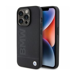 BMW Leather Hot Stamp - Case for iPhone 15 Pro (black)