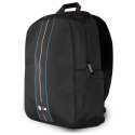 BMW Nylon Blue Stripe - Laptop Backpack 16" (Black)