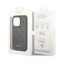 Guess 4G Metal Gold Logo Case iPhone 14 Pro (Grey)