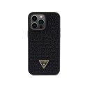 Guess Rhinestone Triangle - Case for iPhone 14 Pro Max Case (Black)