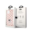 Karl Lagerfeld Monogram Choupette - Case for iPhone 15 (Pink)