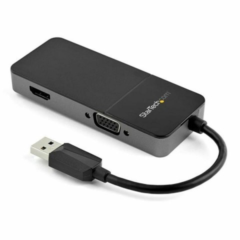 USB to VGA/HDMI Adapter Startech USB32HDVGA Black 4K Ultra HD