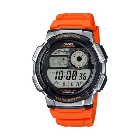 CASIO Mod. WORLD TIME ILLUMINATOR - 5 Alarms, 10 Year battery