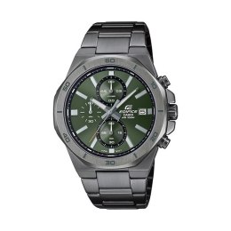 CASIO EDIFICE Mod. OCTAGONAL CHRONOGRAPH GUN METAL - GREEN MOSS