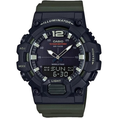 Men's Watch Casio ILLUMINATOR BLACK - ARMY GREEN (Ø 48 mm)