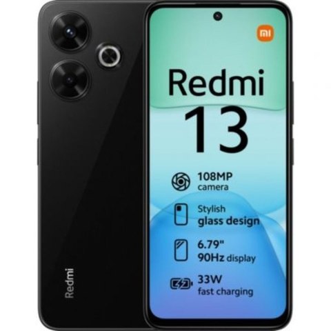 Smartphone Xiaomi Redmi 13 6,79" 6 GB RAM 128 GB Black Midnight black