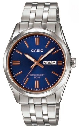 CASIO ENTICER Mod. DATE, BRACELET - BLUE